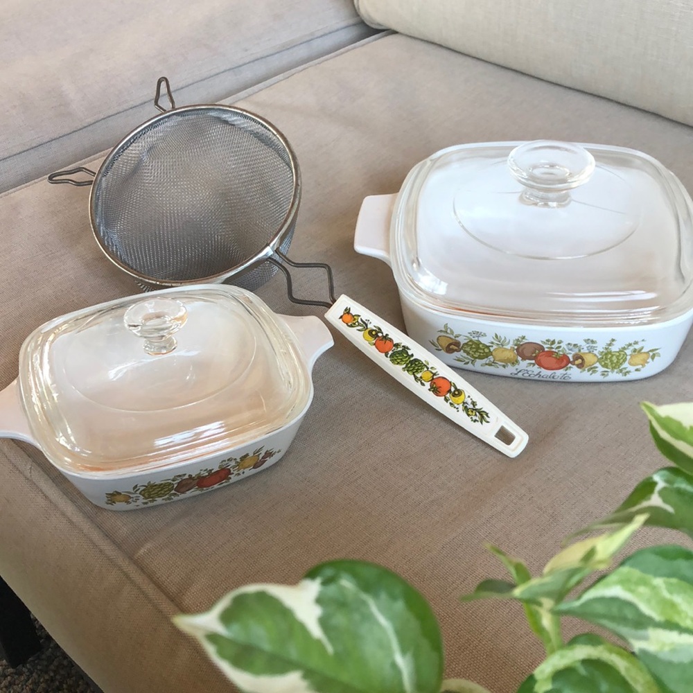 Vintage Pyrex 5 piece set Spice of Life